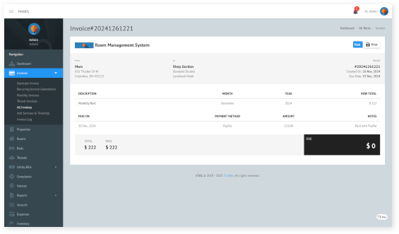 Invoice Generation