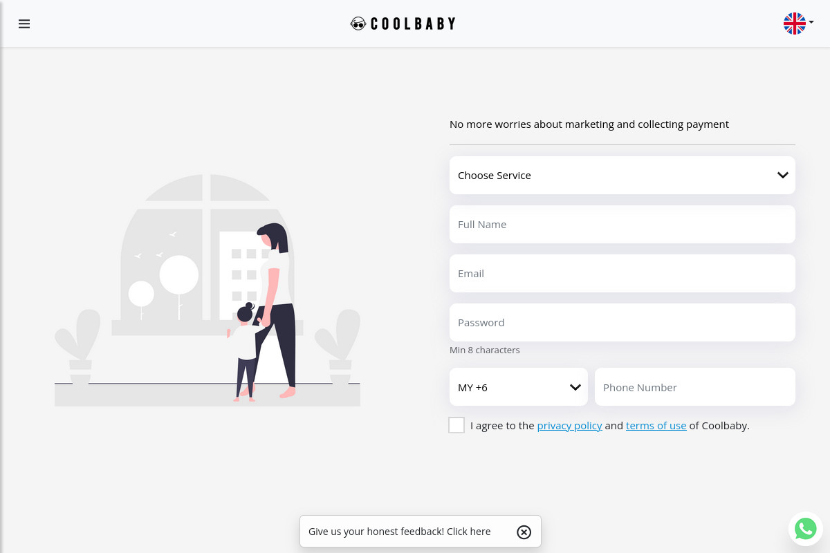 Register at Coolbaby